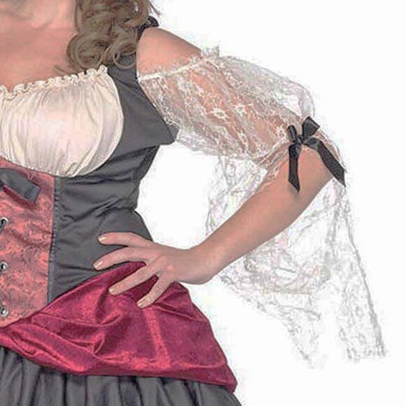 Gothic Wench Costume 1x/2x Womens Plus Size Halloween Roleplay Cosplay Dress - Picture 9 of 9
